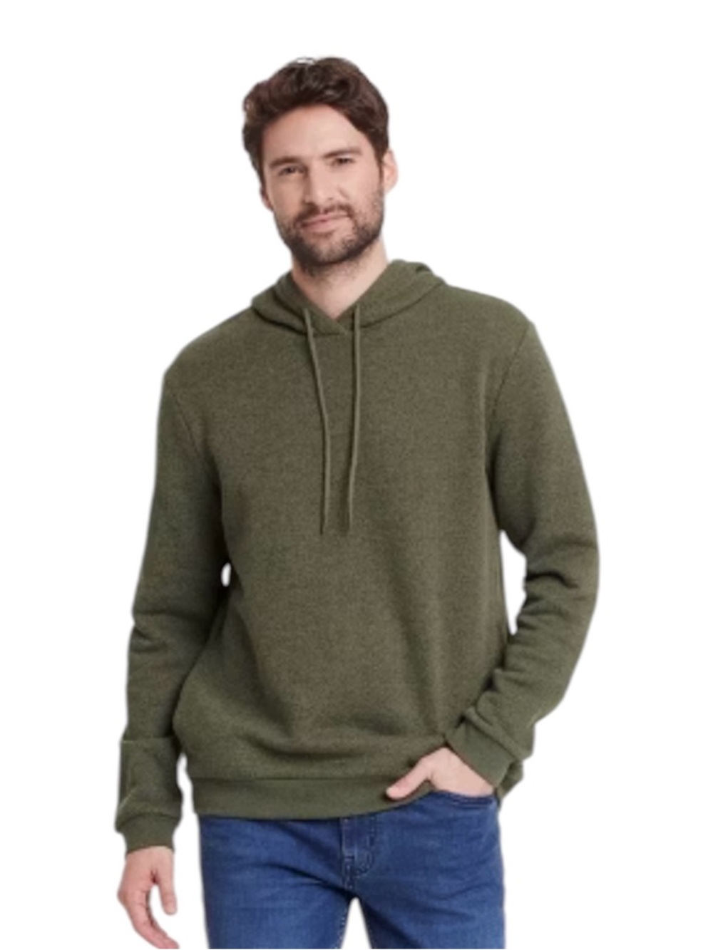 Goodfellow & Co Men’s Medium Olive Green Pullover Hoodie NWT